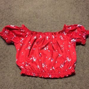 Crop top girls 14 or Jr size XS , cute for the heat EUC